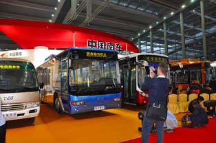 Hybrid and EV fixed route buses of China South Industries Group.