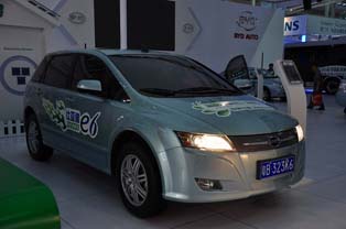 BYD e6 fitted for general use, rather than as a taxi.