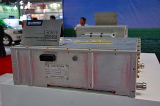 130kW EV inverter displayed by Broad-Ocean Motor.
