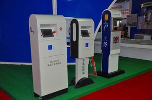 EV charging stand of Shenzhen Clou Electronics.