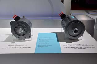 Siemens traction motors (30kW/50kW) for EVs, offering high torque, light weight and compact size.