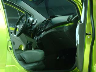 Interior of the all-new GM Daewoo Matiz