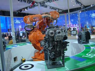 Ford ABB Robot Assembling an engine