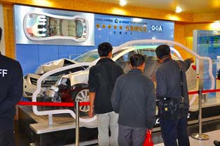 Toyota Corolla after crash test
