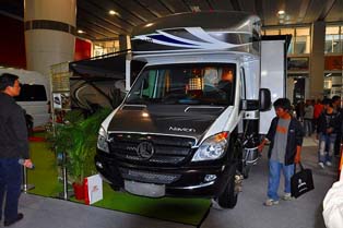 Mercedes-Benz camping car (refitted van)