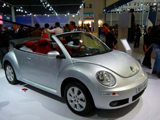 New VW Beetle Cabriolet