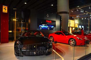 Ferrari booth