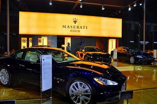 Maserati booth