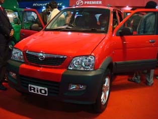 Premier Rio, a compact SUV with a diesel engine.