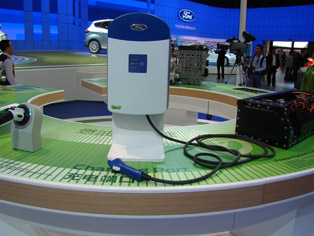 Ford: Charging equipment also on display, appealing the company’s own technology for EV-related devices