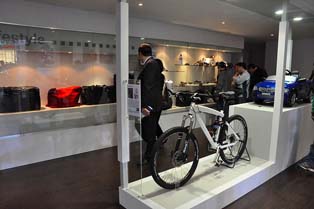 BMW displayed an expansive lineup of accessory products
