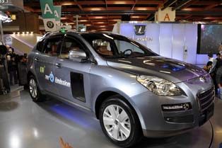 Highlight of this year’s show, the Luxgen SUV from Taipei and the only world premiere model at the show